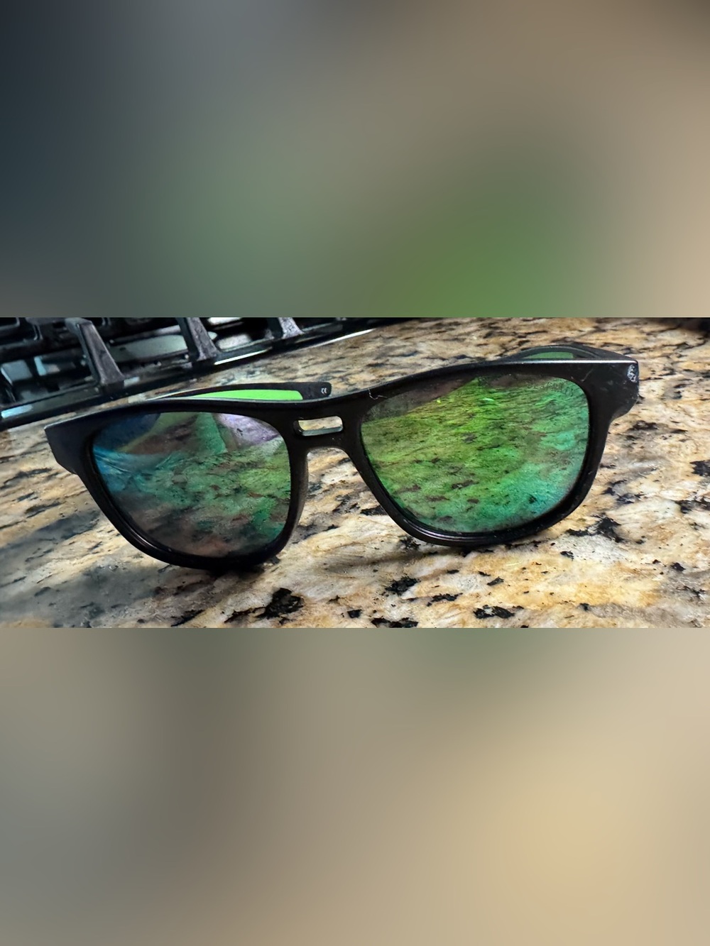 🕶️ Kids Polarized Aviator Sunglasses Black Green UV400 😎